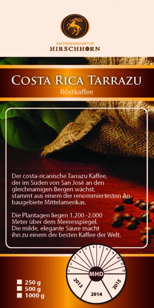 Costa Rica Tarrazu 250gr.